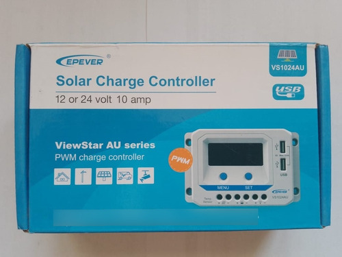 Regulador Carga Solar Viewstar Vs1024au  10a 12/24v Epever