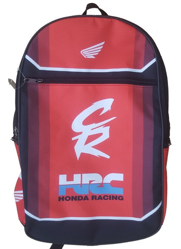 Mochila Para Casco De Moto Honda Cr Hrc 20 Litros