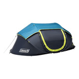 Coleman Pop-up Camping Tent With Dark Room Technology, 2/4