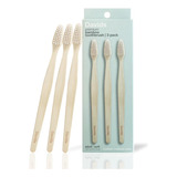 Davids Cepillo De Dientes De Cerdas Suaves De Bambu Premium,