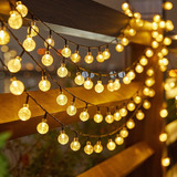 Guirnaldas Con Luces Decorativas 5m Exterior Jardin 2modos 