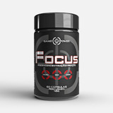 Focus Mental Performance Nootropic Brain Up Booster 60 Caps - Gamer Power Nutrition - Suplemento Nootrópico