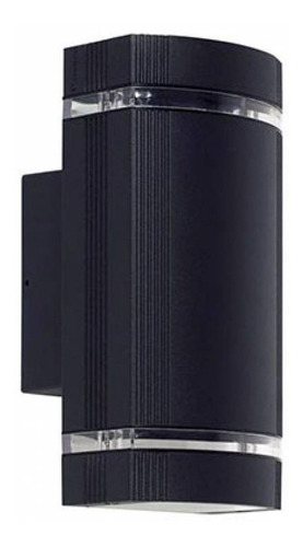 Aplique Bidireccional/bifocal Tango Exterior Aluminio Gu10 Color Negro