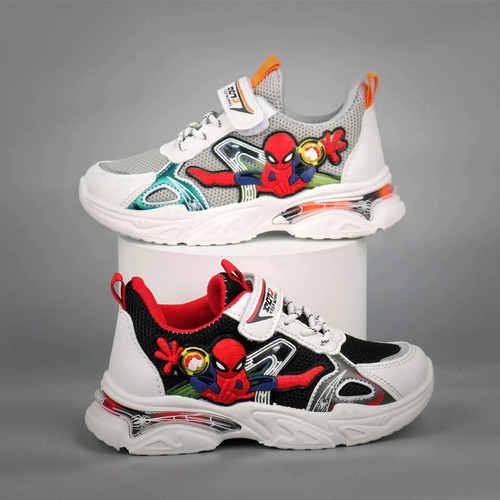 Tenis Deportivo Niño Tallas 13 A 24 Mx Spider Calidad Varios Colores Zapato Cómodo Fresco Denali | Envío gratis