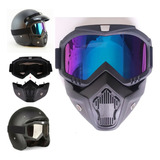 Oculos Mascara Moto Motociclista Proteção Capacete  Trilha