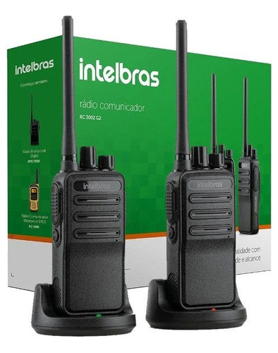 02 Rádios Comunicadores Intelbras Rc3002 G2