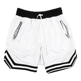 Pantalones Cortos De Baloncesto For Hombre De Malla Transpi