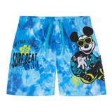 Traje De Baño Niño Short Disney Mickey Turquesa