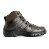 Coturno Tenis Preto Bota Adventure Masculina Sola Costurada