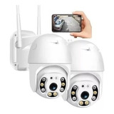 Pack X2 Camara Ip Wifi Exterior 1080p Hd Inalambrica 