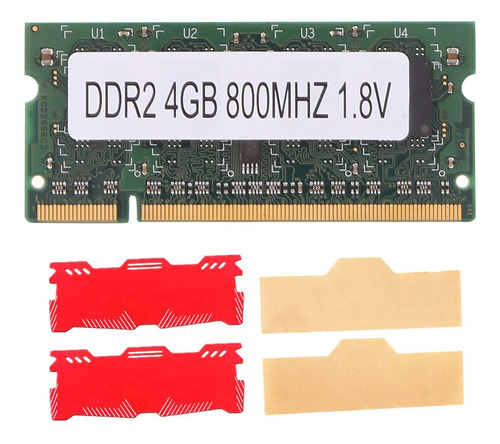 Ram Para Laptop Ddr2 De 4 Gb+colete De Resfriamento 800 Mhz