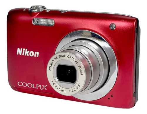  Nikon Coolpix S2600 Compacta Color  Rojo 