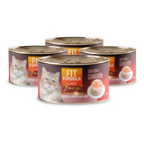 4 Latas Alimento Humedo Gourmet De Atún Y Camarón Para Gatos