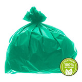 Saco De Lixo Super Leve 100l Verde 0,02mm 100un 