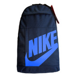 Mochila Nike Elemental Sportware Original Color Marino / Rey