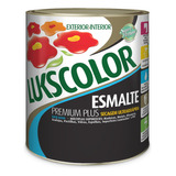 Lukscolor Tinta Esmalte Fosco Base Água Cor Branco 900ml