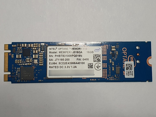 Intel Optane Memory M10 16gb M.2 2280