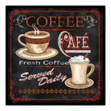 #530 - Cuadro Vintage 30 X 30 Cm - Café Coffee Bar Cocina 