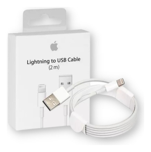 Cable De Carga Usb Compatible Con iPhone Lightning X 2 Mts