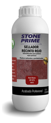 Sellador Para Recinto Rojo Apariencia Húmeda Red Stone 1.1 L