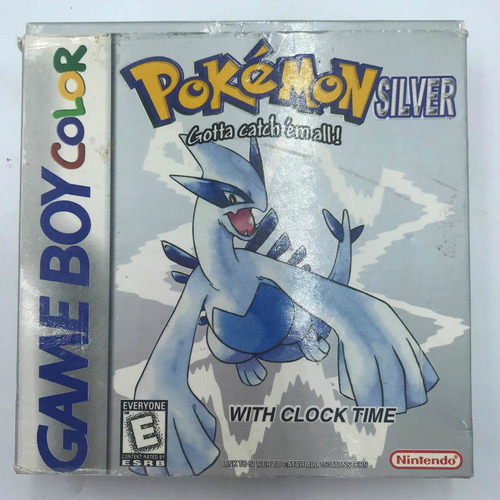 Nintendo Gameboy Pokemon Silver Juego Original Caja Repro