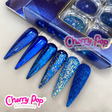 6 Efectos Espejo Flake Glitter Para Uñas Diferentes Colores