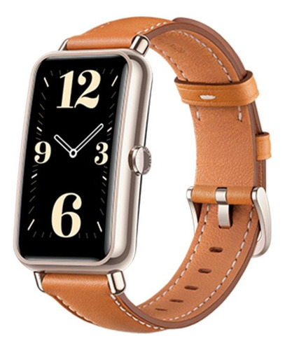 Watch Fit Mini Tia B39 Ligth Gold Strap Mocha Brown