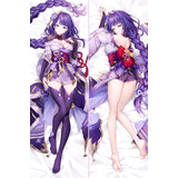 Dakimakura Genshin Impact 2 Lados Solo Funda 24x70