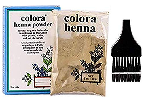 Colora Henna Powder, Tinte De Cabello Orgánico Natural, Colo