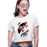 Playera Crop Top Dabi Boku No-hero 65f