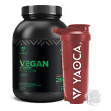 Kit Yaoca Suplemento Deportivo Vegano 1kg + Shaker Sabor Chocolate