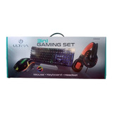 Combo Gamer 3en1 Tecl/aud/mouse Retro-ilum Comx3 Ultra / Yaz