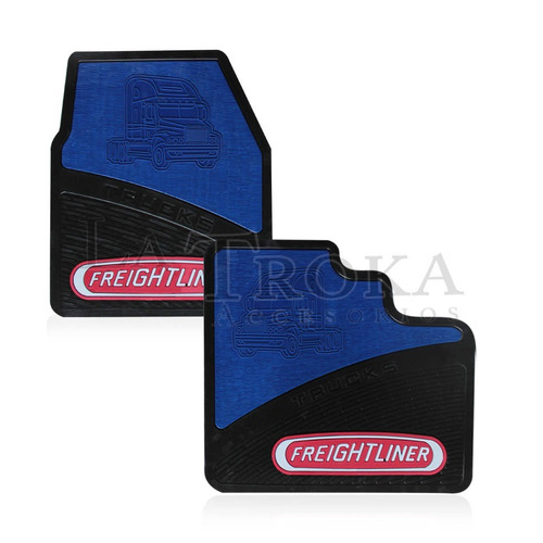 Juego Tapete Hule Para Camion Freightliner Azul [tptcfr12a]