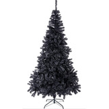 Árbol De Navidad 1.82 Mts Color Negro Artificial 1000 Ramas