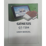 User Manual Guia Instruções Tablet Genesis Gt-7204