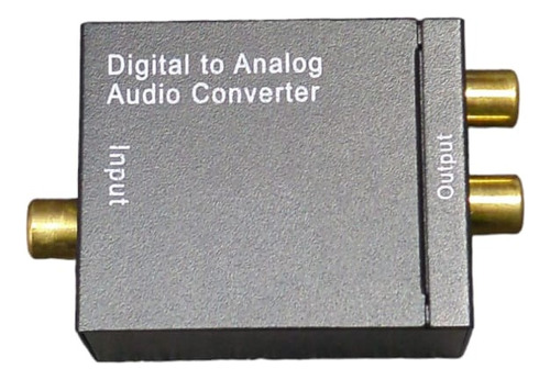 Convertidor De Audio Adaptador Digital A Analógico Rca