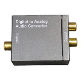 Convertidor De Audio Adaptador Digital A Analógico Rca