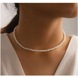 Cadena, Collar De Perlas Pequeñas (gargantilla)