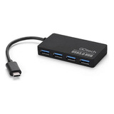 Hub Usb Tipo C 3.0 Go Tech H4x3az De 4 Puertos Usb