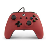 Control Joystick Acco Brands Powera Enhanced Wired Controller For Xbox One Negro Y Rojo