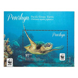 2014 Wwf Fauna Tortugas- Penrhyn Is. Cook (bloque) Mint