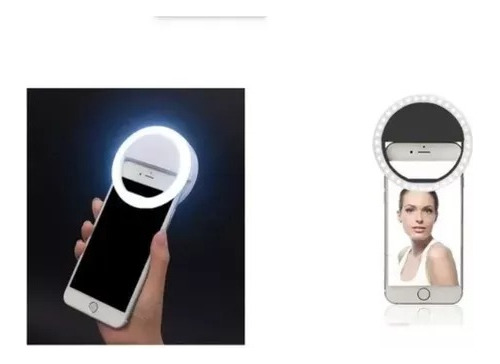 Lámpara Aro Min Luz Led Celular Recargable