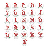 26 Piezas Letra Colgante Árbol De Navidad Colgante Alfabeto