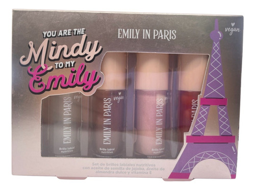 Necessér De Brillos Labiales X4 Emily In París Seduccion