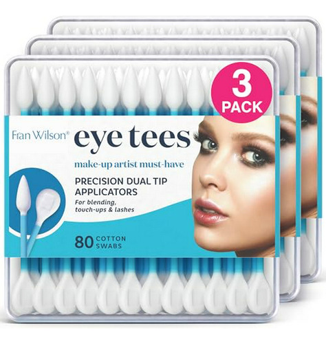 Fran Wilson Eye Tees Cotton Tips 80 Count (3 Pack)