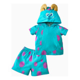 Conjunto Algodón Short Y Playera Con Estampado Disney Sully