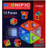 Magnific Forms Bloques Magnéticos 14 Piezas Educativos Didacticos