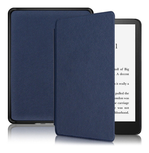 Capa Case Magnética Para Kindle 11º Geração 6.0 2022 C2v2l3 Cor Azul-marinho