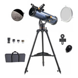 Telescopio Reflector Astronomico Profesional 114/1000 Inox