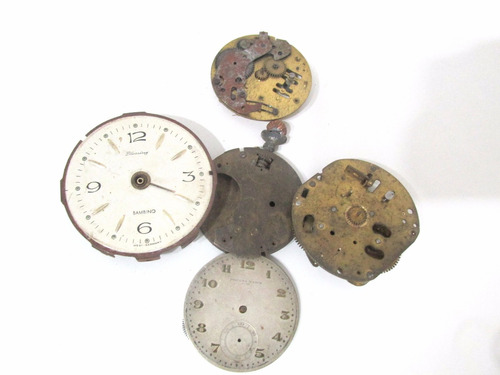 Lote De Maquinas Para Relojes De Bolsillo Coleccionables M64